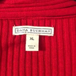 Dana Buchman Sweaters - Red Cardigan Dana Buchman Sweaters - Red Cardigan